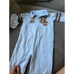 Carters baby boy 1 pc long sleeved outfit, size 24 months, football